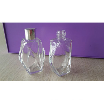 Frasco de perfume de vidro do diamante 50ml por atacado